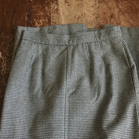 Vintage Barry Bricken Sport Houndstooth Wool Skirt Suit - Size 8, 10 - Picture 5 of 8